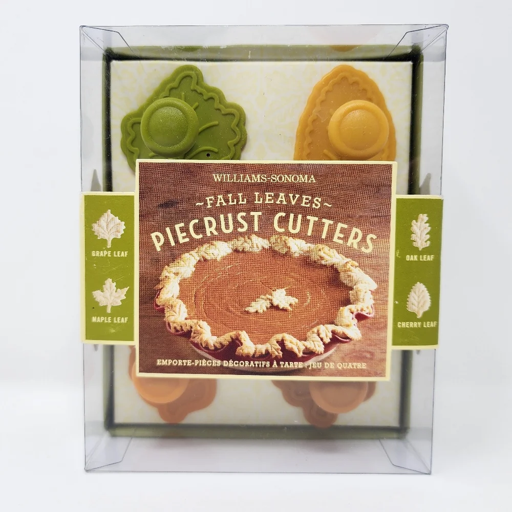 William Sonoma Fall Leaves Pie Crust Citters 4 Pack